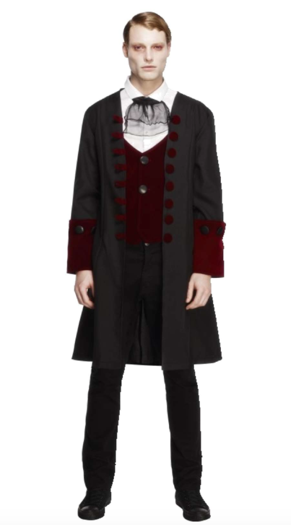 gotisk dracula kostume 568x1024 - Dracula kostume til voksne