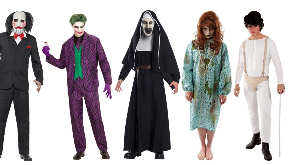 gyserfilm kostume til voksne uhyggeligt kostume til mænd halloween kostume til voksne