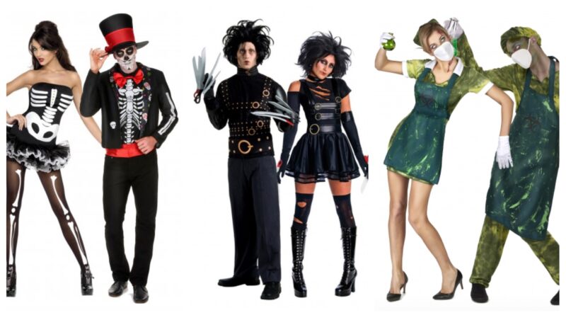 halloween par kostume til voksne, parkostumer til voksne, uhyggelige kostumer til par, halloween kostume til voksne, halloween voksenkostumer, halloween kostumer, halloween udklædning til voksne, gyserfilm kostume til voksne