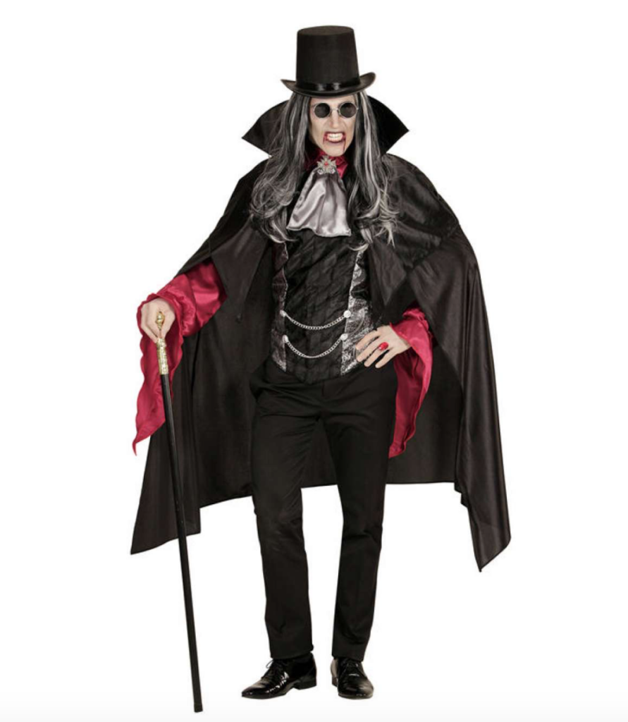 gotisk vampyr mand kostume 891x1024 - Gotisk kostume til voksne