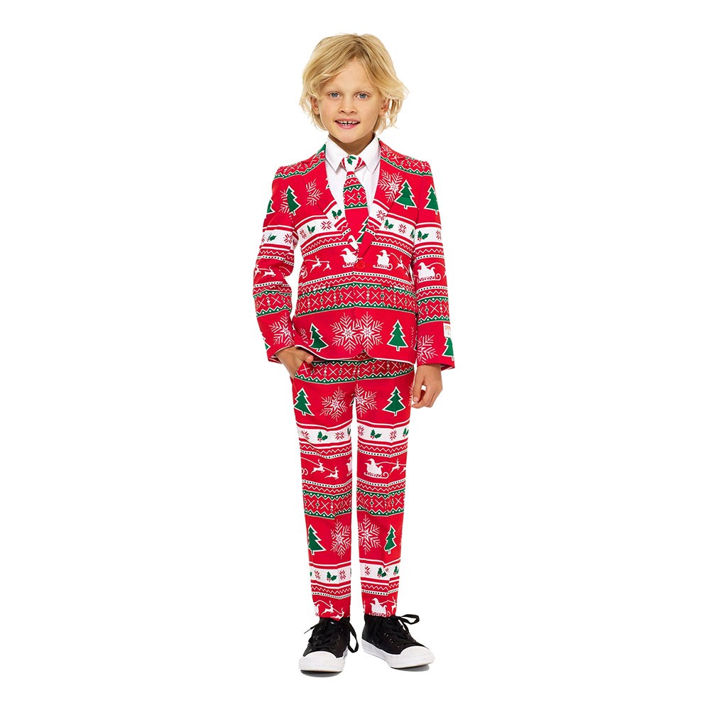 opposuits winter wonderland jakkesæt til børn - Jule jakkesæt til børn