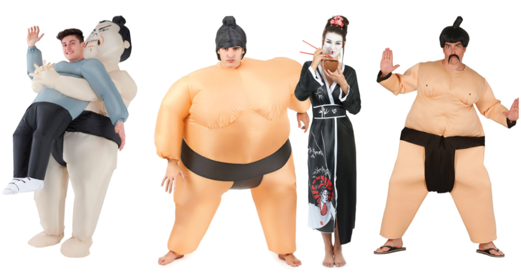 sumo kostume til voksne japansk par kostume japansk udklædning til voksne