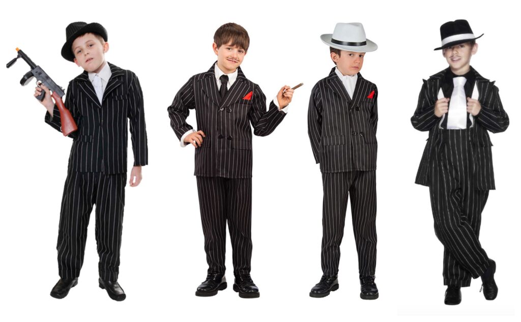Gangster kostume til børn -
