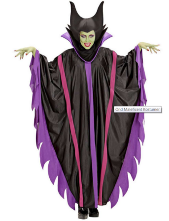 ond maleficent kostume til voksne heks kostume til voksne tornerose heks kostume angelina jolie kostume disney kostume