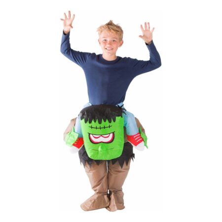 Oppustelig ridende Frankenstein børnekostume 450x450 - Oppustelige kostumer til børn