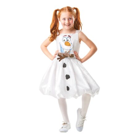 Hvid olaf kjole  450x450 - Hvide kostumer til børn