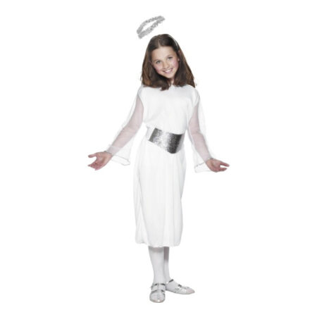 Hvidt engel kostume til børn 450x450 - Hvide kostumer til børn