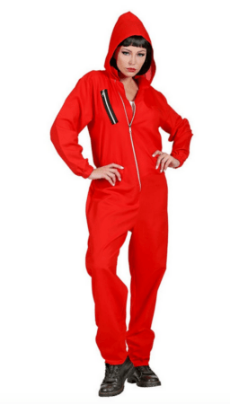 R&oslash;d Heldragt Kostume  256x450 - Papirhuset kostume til voksne
