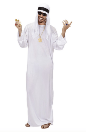 Sheik Kostume 294x450 - Oliesheik kostume til voksne