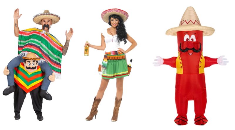 mexicaner kostume til voksne, mexicaner udklædning til voksne, mexicansk kostume til voksne, mexicanske voksenkostumer, mexicaner kostume til kvinder, mexicaner kostume til mænd, mexicansk temafest, mexicaner fastelavnskostume til voksne