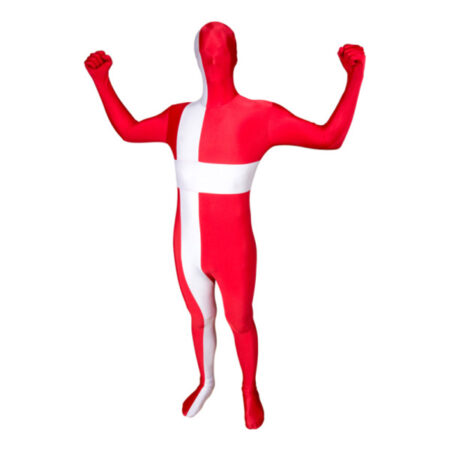 slim suit danmark bodysuit dannebrog dansk nationaldragt til voksne sidste skoledag kostume
