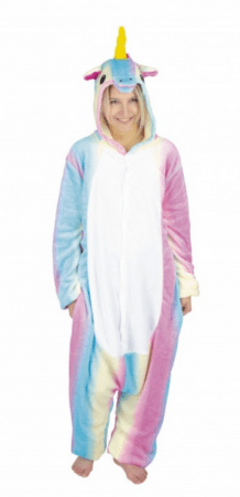 Kigurumi unicorn kostume til voksne 218x450 - Kigurumi til voksne - heldragt til voksne