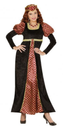 skøn jomfru udklædning renæssance kostume til kvinder middelalder kostume til voksne