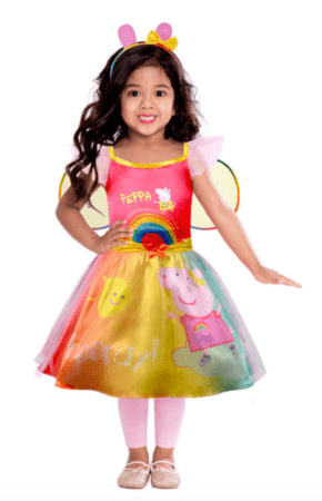 Gurli gris regnbue kostume til børn 290x450 - Gurli Gris børnekostume