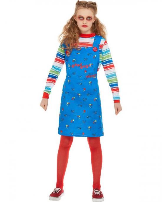 Chucky børnekostume til piger - Chucky kostume til børn og baby