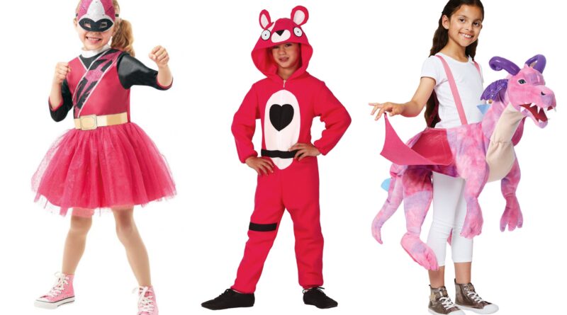 pink kostumer til børn, lyserøde kostumer til børn, lyserøde børnekostumer, pink børnekostumer, pink fastelavnskostume til børn, lyserød fastelavnskostume til børn, pink kostumer tilbud, pink kostumer budget