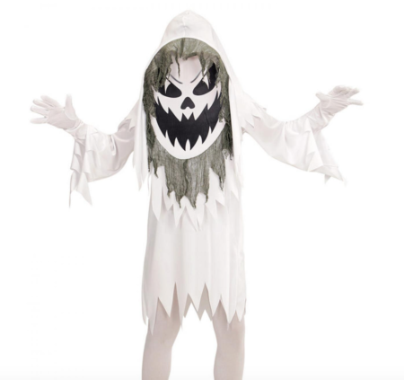 Spøgelse Kæmpehoved Børnekostume 450x423 - Kæmpehoved kostume til børn