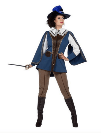 Musketer kostume Musketer kvinde kostume 341x450 - Musketer kostume