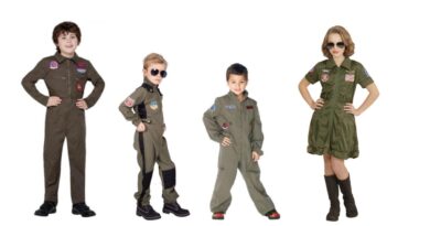 Top gun kostume til børn jægerpilot udklædning piger top gun kostume pige top gun udklædning baby