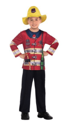 billigt fastelavn udklædning dreng brandmand eco kostume til børn kostumeuniverset