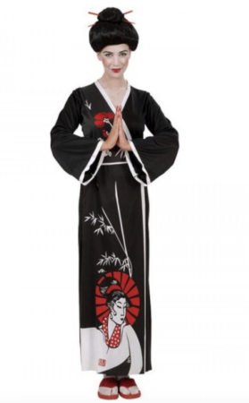 geisha fastelavnskostume til voksne 279x450 - Billige fastelavnskostumer til kvinder under 200 kroner