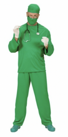 operationslæge kostume læge udklædning til voksne doktor udklædning