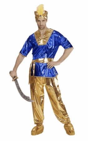 sultan kostume guld kostume egyptisk kostume 1001 nat kostume persisk kostume