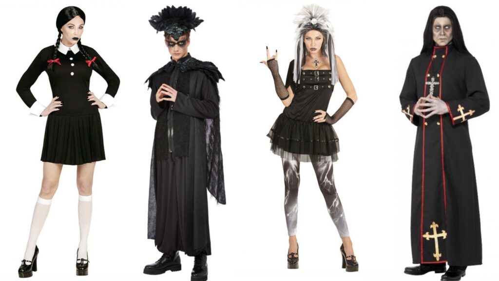 Gotiske kostumer til voksne halloween voksenkostumer 1024x576 - Halloween kostumer til voksne 2021 - mænd og kvinder