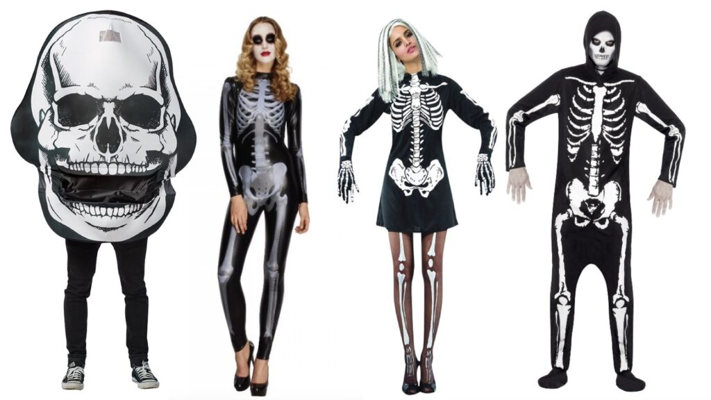 Skelet kostumer til voksne halloween kostumer til voksne 2021 1024x576 - Halloween kostumer til voksne 2021 - mænd og kvinder