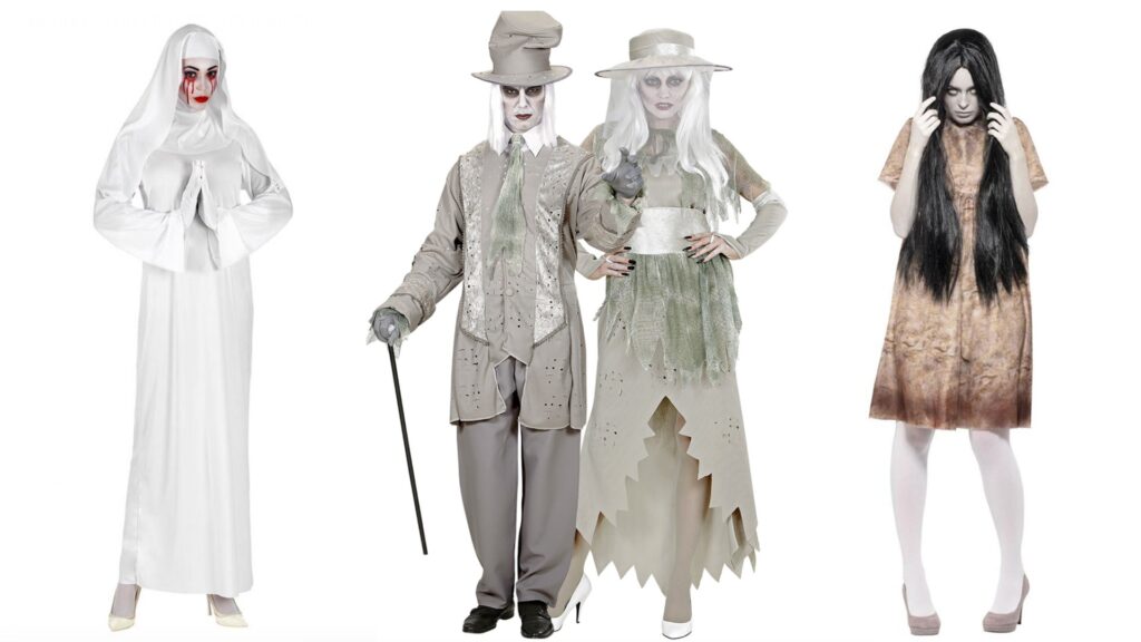 Spøgelses kostumer til voksne halloween voksen kostumer 1024x576 - Halloween kostumer til voksne - mænd og kvinder