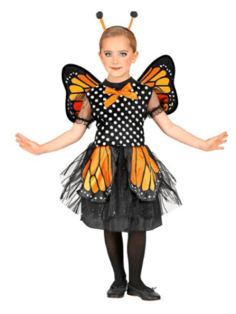 sommerfugl kostume til pige sommerfugl vinger udklædning fastelavnskostume 2023
