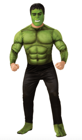 Hulk Deluxe Kostume til voksne 264x450 - Hulk kostume til voksne - Et avengers kostume