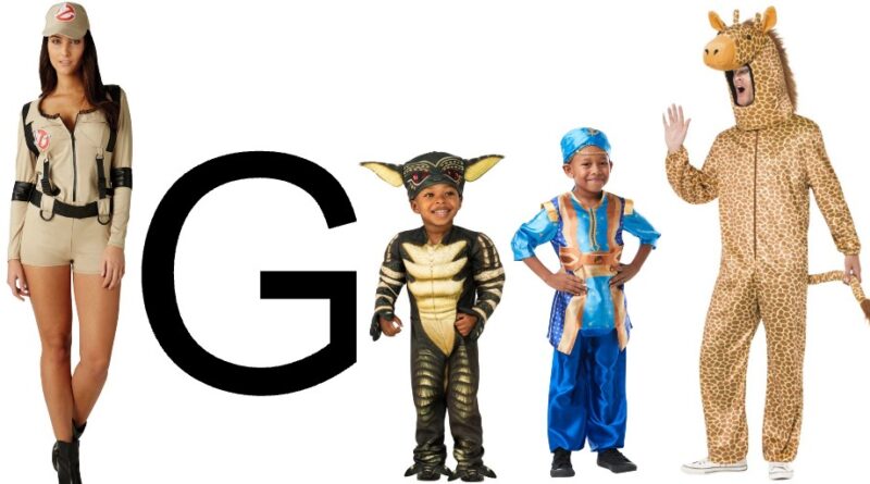 Forbogstav fest G kostume Inspiration til kostume der starter med G Forbokstavsfest G