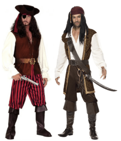 Kostumer der starter med J Jack Sparrow kostume Forbogstav fest J kostume 