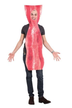 Billige fastelavnskostumer til mænd under 200 kroner Bacon Kostume 300x450 - Billige fastelavnskostumer til mænd under 200 kroner